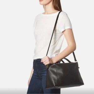 Ted Baker Women's Albee Pop Handle Leather Shoulder Bag Black